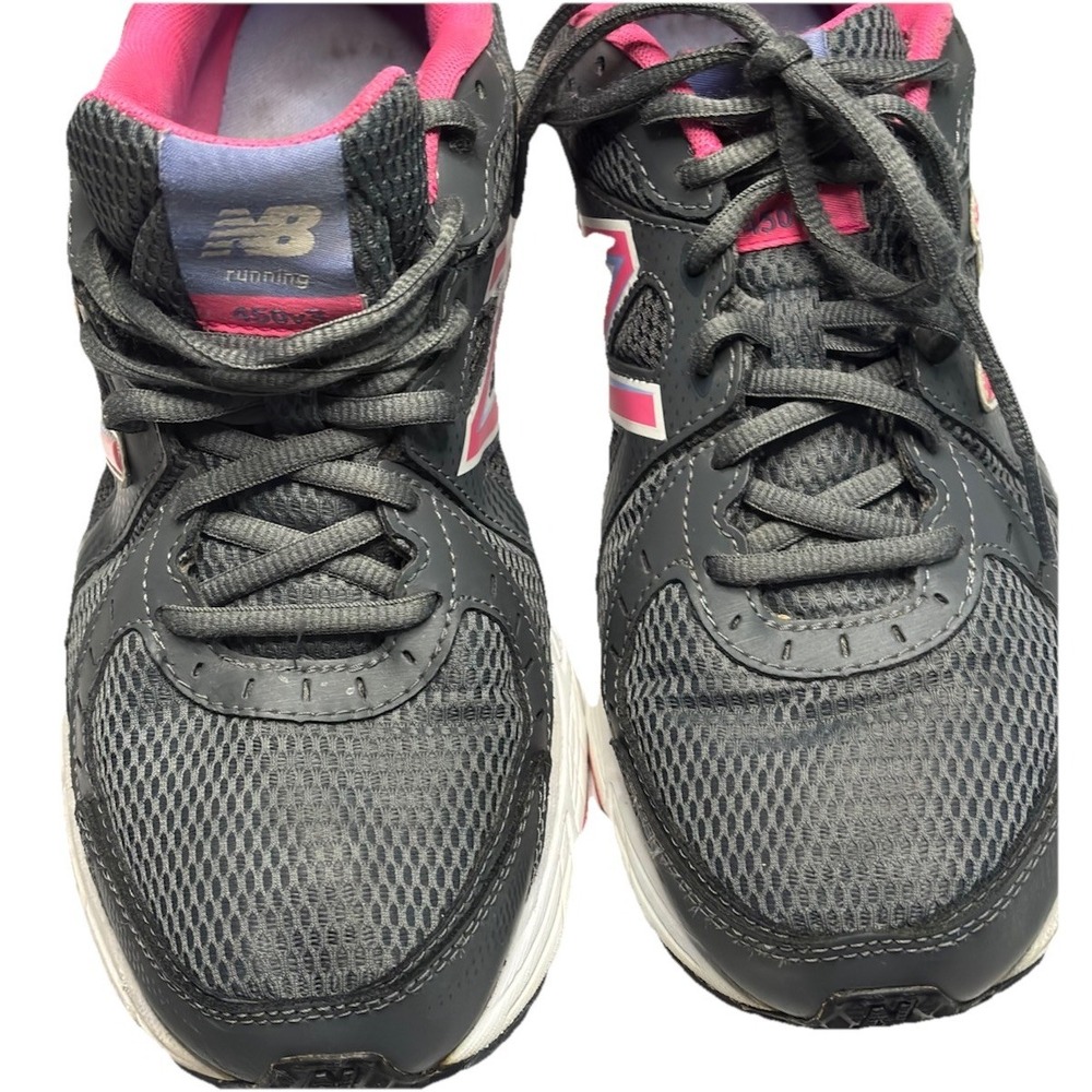 New Balance 450v3 Women Sz 11 Men Size 9.5 Running Shoes Charcoal/Pink Athletic - Picture 4 of 7